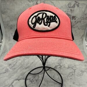 Go Rope, Outdoor Cap Black Mesh Trucker Hat. In good used condition!